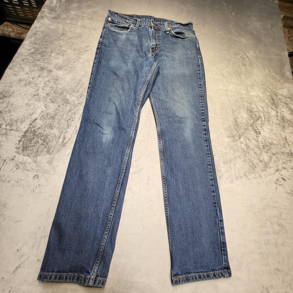 Levis 511 Jeans Mens 31x30 Blue Denim Slim Fit Stretch Tapered Leg‎ Medium Wash